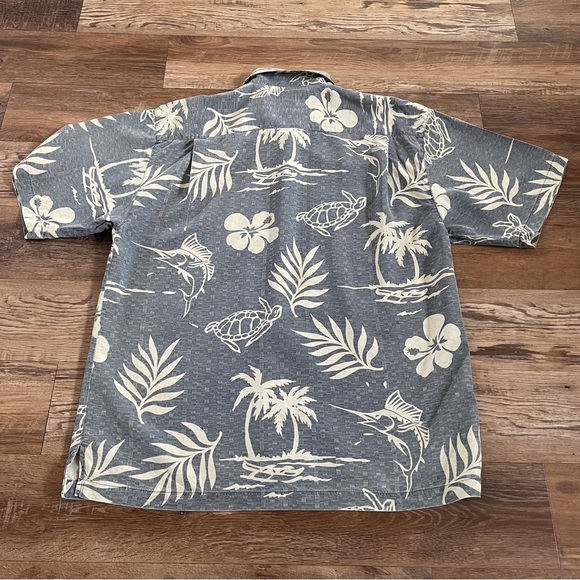 Tommy Bahama silk button Hawaiian shirt L - Picture 3 of 7